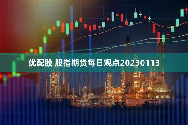 优配股 股指期货每日观点20230113