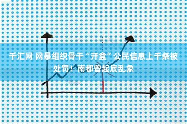 千汇网 网暴组织骨干“开盒”公民信息上千条被处罚！南都曾起底乱象